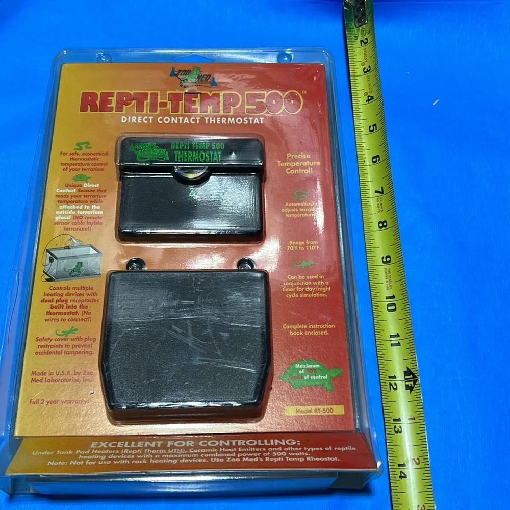 Zoo Med Repti-Temp Thermostat-never used.